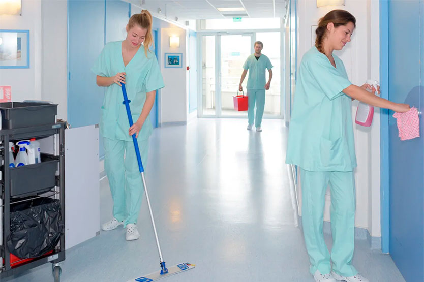 Уборка в помещениях медицинского назначения по новым правилам
